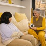 coaching deux persones ecoute fauteuil coussins