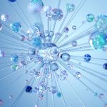 éclat bleu verre systémique constellation